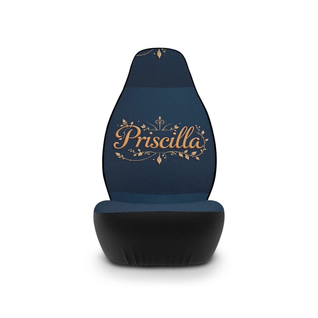 Personalized Floral Car Seat Covers - Custom Priscilla Design