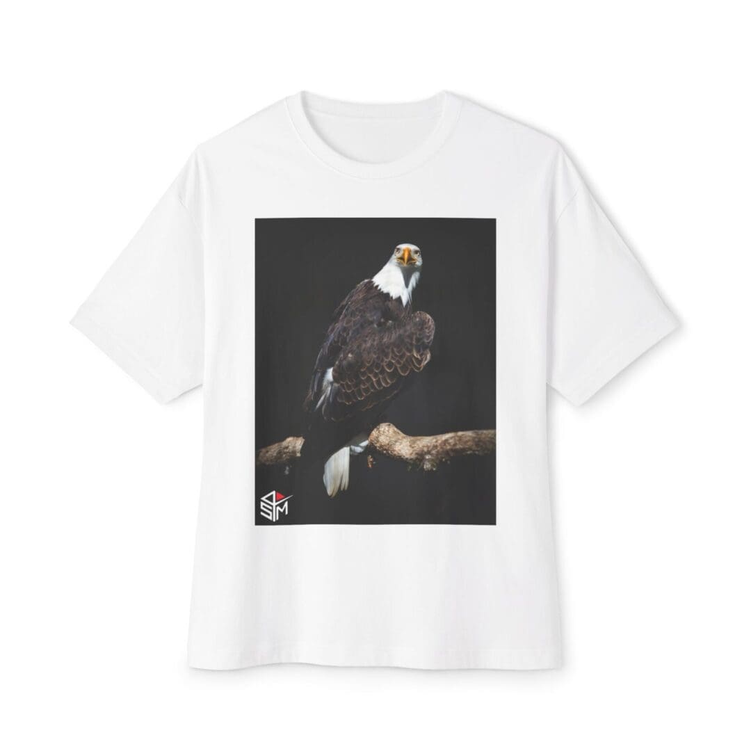 Bold Eagle Graphic Unisex Oversized Tee