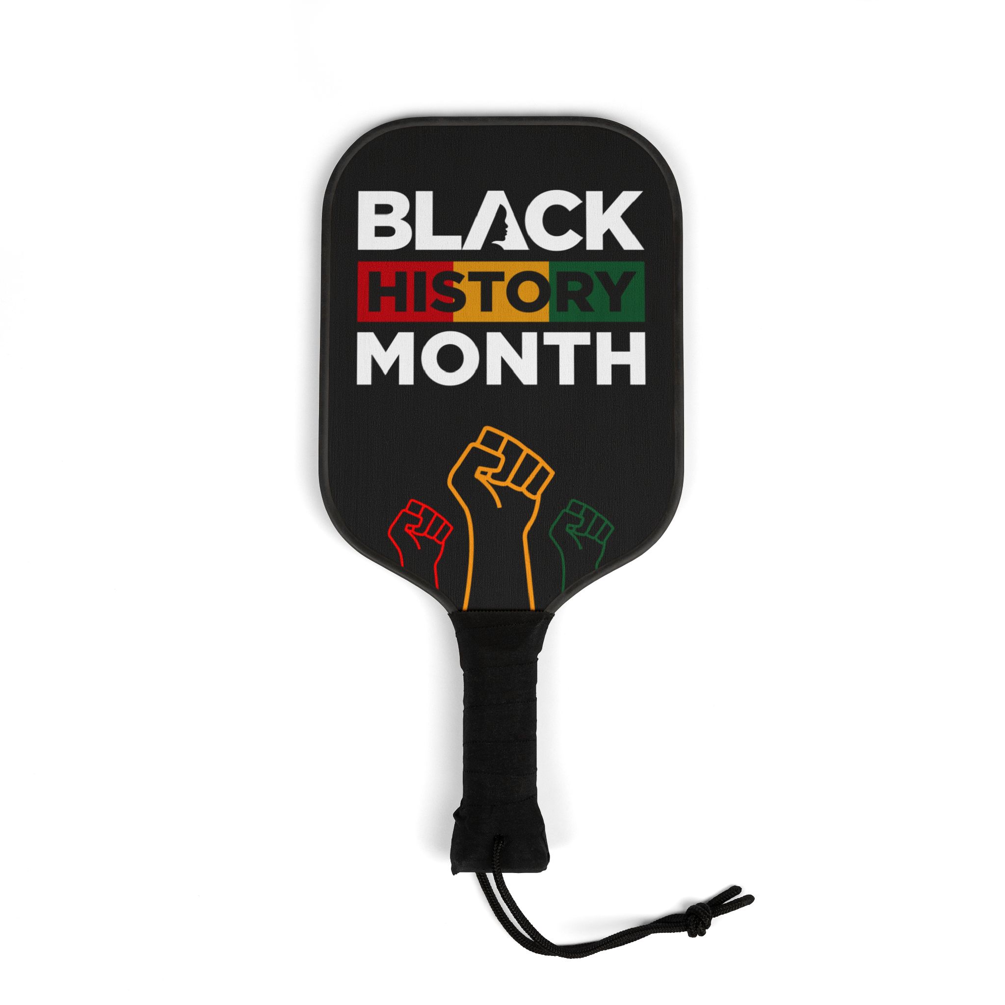 Pickleball Paddles — "Black History Month" Design Kit (2 Paddles + Balls)